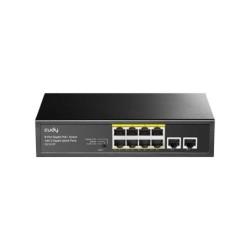 Switch Cudy GS1010P Gigabit PoE+ a 8 porte con 2 porte Uplink Gigabit