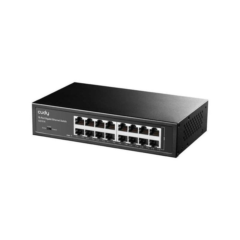 Switch Cudy GS1016 16 porte Gigabit 10/100/1000 Mbps Switch Cudy GS1016 16 porte Gigabit 10/100/1000 Mbps