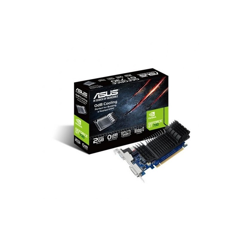 Scheda grafica Asus GeForce GT 730 2 GB GDDR5 a basso profilo Scheda grafica Asus GeForce GT 730 2 GB GDDR5 a basso profilo