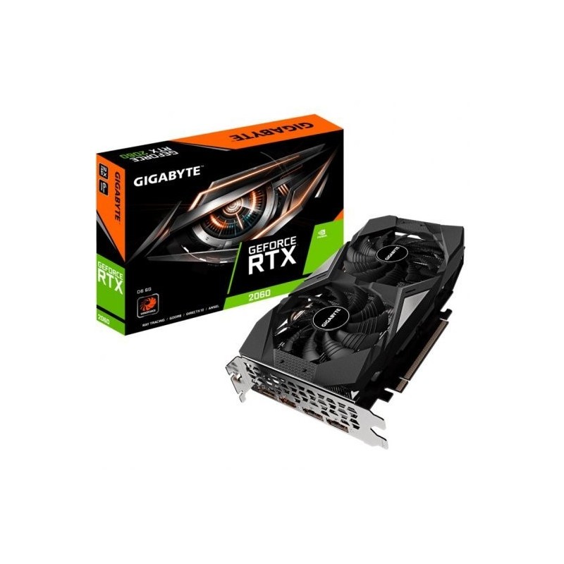 Scheda grafica Gigabyte GeForce RTX 2060 D6 6 GB GDDR6 Scheda grafica Gigabyte GeForce RTX 2060 D6 6 GB GDDR6