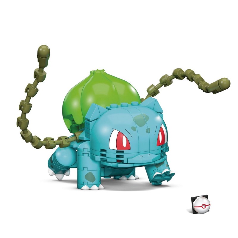 Mattel Mega Construx Wonder Builders Pokemon Bulbasaur - Figura de Construccion - Tamaño 33cm aprox. - 175 Piezas Mattel Mega Construx Wonder Builders Pokemon Bulbasaur - Figura de Construccion - Tamaño 33cm aprox. - 175 Piezas