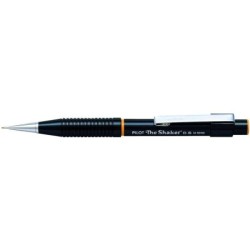 Portamine Pilot The Shaker H-1010 - Mina da 0,5 mm - Punta in metallo retrattile - Clip in metallo - Colore nero