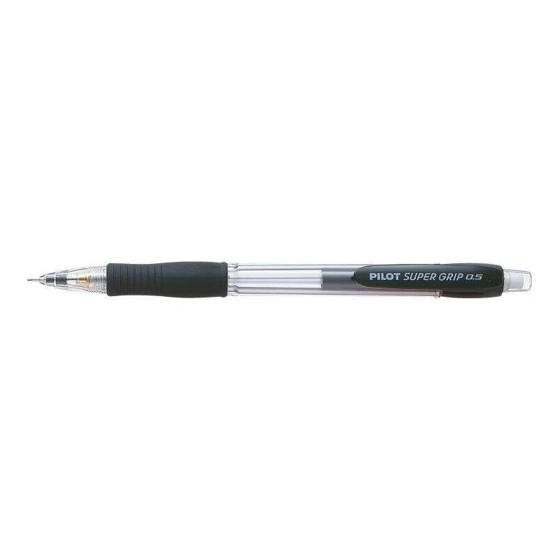 Pilot Portaminas SuperGrip H185 - Trazo 0.5mm - Mina HB - Cuerpo Negro Pilot Portaminas SuperGrip H185 - Trazo 0.5mm - Mina HB - Cuerpo Negro