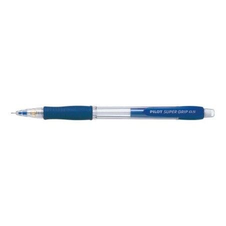 Pilot Portaminas SuperGrip H185 - Trazo 0.5mm - Mina HB - Cuerpo Azul