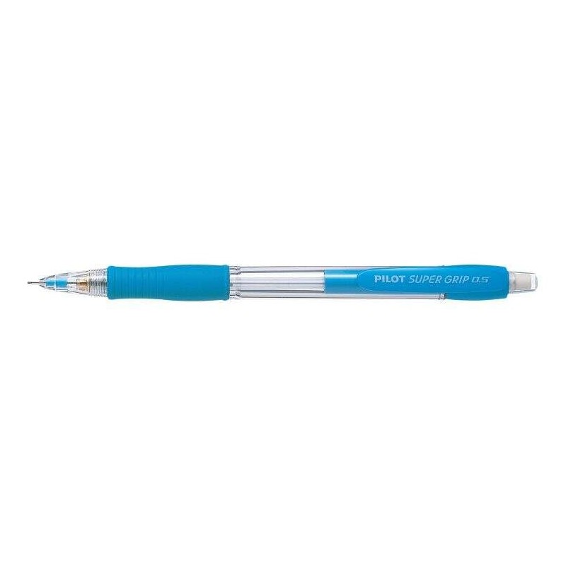 Pilot Portaminas SuperGrip H185 - Trazo 0.5mm - Mina HB - Cuerpo Azul Claro