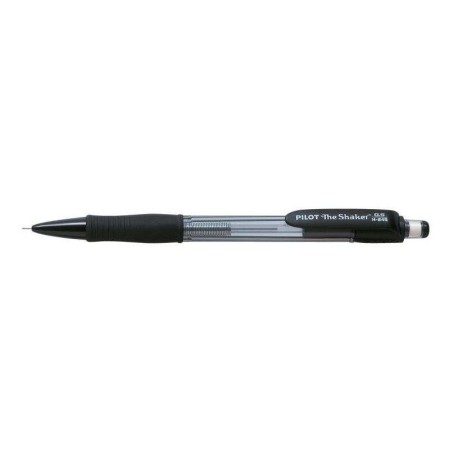 Pilot Portaminas The Shaker H-245 - Grip de Goma - Mina de 0.5mm - Goma de Borrar - Color Negro