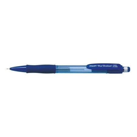 Pilot Portaminas The Shaker H-245 - Grip de Goma - Mina de 0.5mm - Goma de Borrar - Color Azul