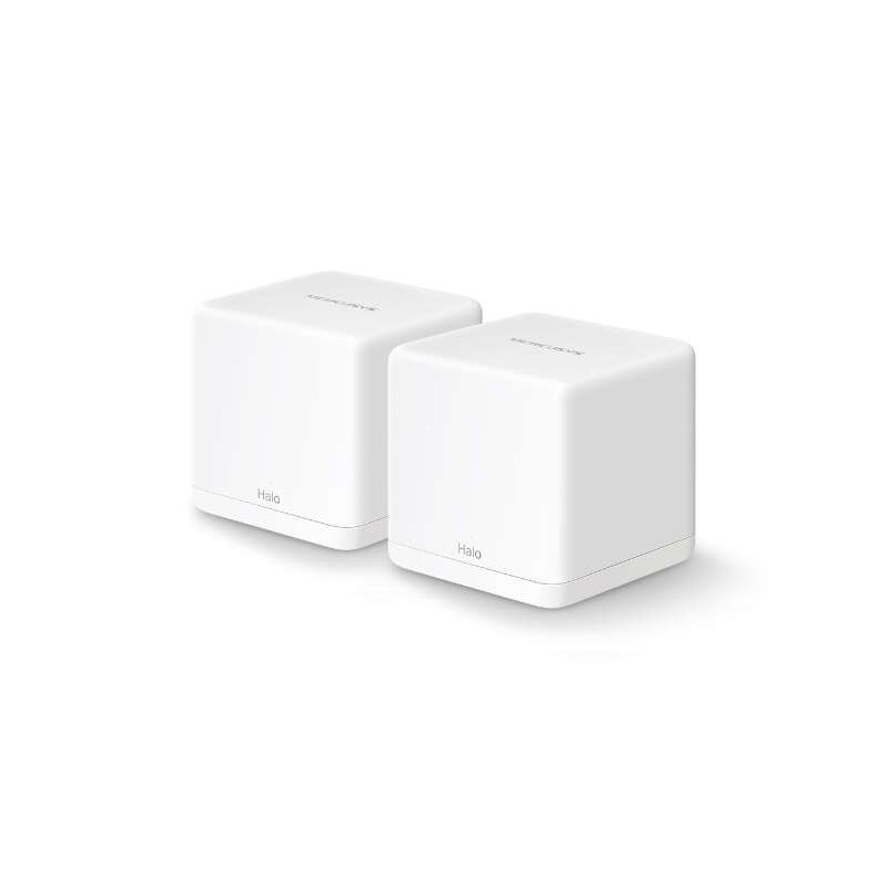 Sistema Wi-Fi Mercusys H30G Mesh AC1300 Dual Band - 2 unità Halo - Roaming senza interruzioni Sistema Wi-Fi Mercusys H30G Mesh AC1300 Dual Band - 2 unità Halo - Roaming senza interruzioni