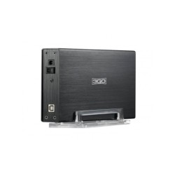 3Go Carcasa Externa HD 3.5" IDE + SATA USB 2.0 - Color Negro