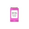 HP 301XL Color Cartucho de Tinta Remanufacturado - Muestra Nivel de Tinta - Reemplaza CH564EE/CH562EE