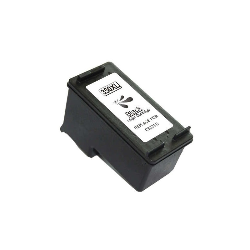 Cartuccia d'inchiostro rigenerata nera HP 350XL - Sostituisce CB336EE/CB335EE Cartuccia d'inchiostro rigenerata nera HP 350XL - Sostituisce CB336EE/CB335EE