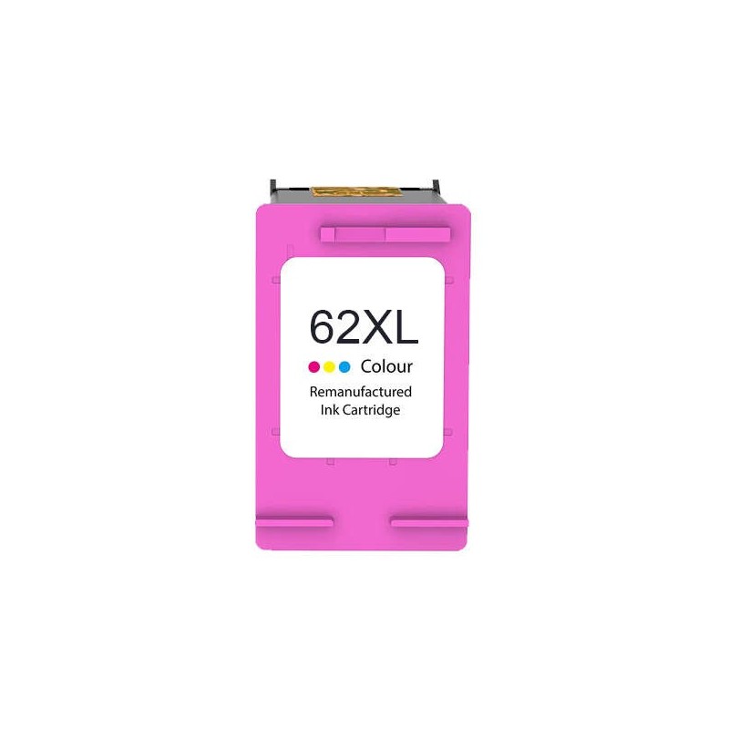 Cartuccia d'inchiostro rigenerata a colori HP 62XL - Sostituisce C2P06AE/C2P07AE Cartuccia d'inchiostro rigenerata a colori HP 62XL - Sostituisce C2P06AE/C2P07AE