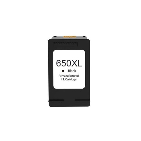 Cartuccia d'inchiostro rigenerata nera HP 650XL - Sostituisce CZ101AE