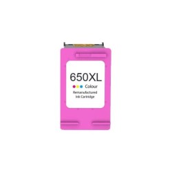 Cartuccia d'inchiostro rigenerata a colori HP 650XL - Sostituisce CZ102AE