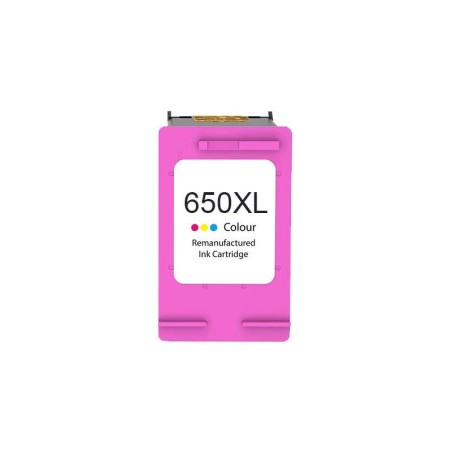 Cartuccia d'inchiostro rigenerata a colori HP 650XL - Sostituisce CZ102AE