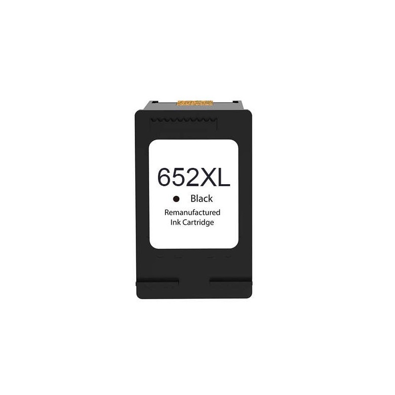 HP 652XL Negro Cartucho de Tinta Remanufacturado - Reemplaza F6V25AE HP 652XL Negro Cartucho de Tinta Remanufacturado - Reemplaza F6V25AE