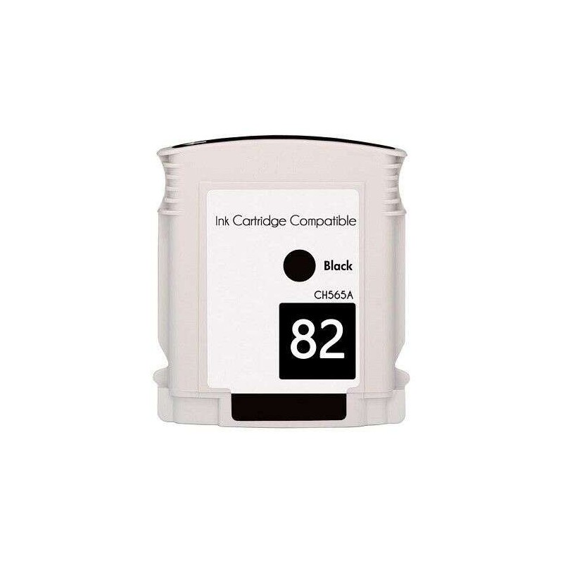 HP 82 Negro Cartucho de Tinta Pigmentada Generico - Reemplaza CH565A HP 82 Negro Cartucho de Tinta Pigmentada Generico - Reemplaza CH565A