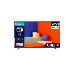 Hisense Televisor Smart TV 65" LED 4K Ultra HD HDR10+ - WiFi, HDMI, USB 2.0, Bluetooth, RJ-45 - 16:9 - VESA 400x300mm