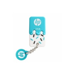 HP V178B Memoria USB 2.0 32GB - Diseño Helado Azul y Blanco (Pendrive)