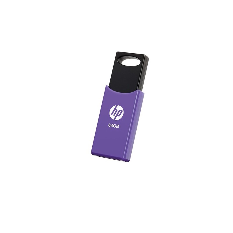 Memoria USB 2.0 HP v212w da 64 GB - Colore viola (pendrive) Memoria USB 2.0 HP v212w da 64 GB - Colore viola (pendrive)