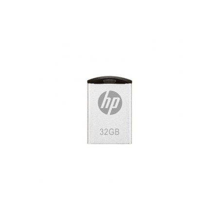 Memoria USB 2.0 HP v222w da 32 GB - Design metallico - Colore acciaio (Pendrive)
