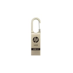 Memoria USB 3.1 HP x760w da 64 GB - Design metallico con clip - Colore oro chiaro (Pendrive)
