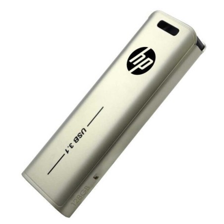 Memoria USB 3.1 HP x796w da 64 GB - Design metallico - Colore argento (Pendrive)