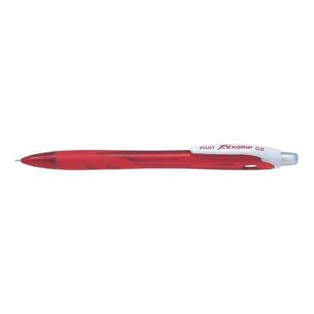 Pilot Portaminas Rexgrip Begreen - Trazo 0.5mm - Mina HB - 71,9% Plastico Reciclado - Cuerpo Rojo