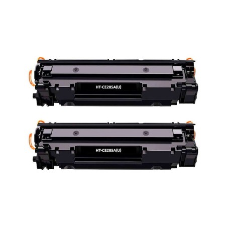 Canon 728/725/712/713/726 Negro Pack de 2 Cartuchos de Toner Genericos - Reemplaza 3500B002/3484B002/1870B002/1871B002/3483B002