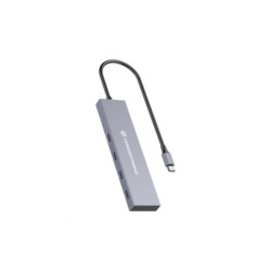Hub USB-C Conceptronic con 4x USB-C PD fino a 100 W - Alloggiamento in alluminio