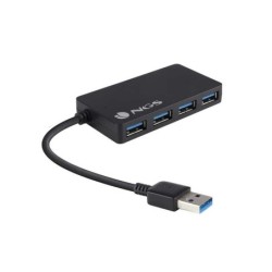 NGS Hub 4 Porte USB 3.0 - Velocità fino a 4,80GB/s - Colore Nero