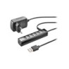 Hub NGS Ihub7 Tiny USB 2.0 - 7 Porte USB 2.0 - Alimentatore - Velocità fino a 480Mbps