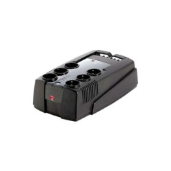 UPS Riello i-Plug 60-600 VA / 360 W offline - USB 2.0, 6x Shucko + 2x IEC