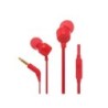 Cuffie JBL Tune 110 con microfono - Vivavoce - Controllo via cavo - Cavo piatto da 1,11 m - Colore rosso