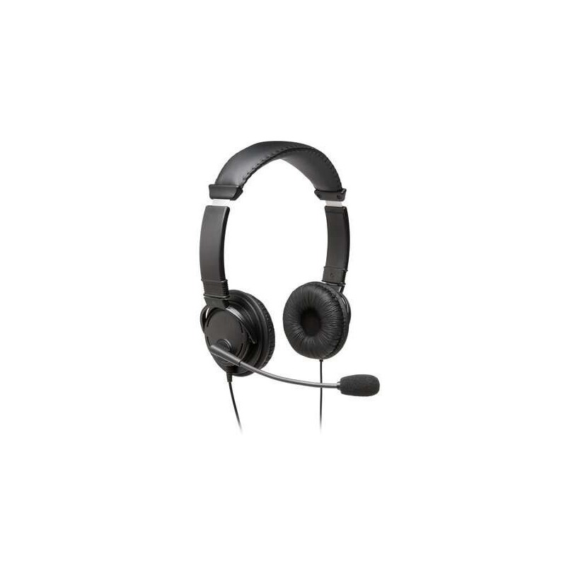 Cuffie USB HiFi Kensington con microfono - Suono stereo - Grande comfort - Soppressione del rumore - Cavo USB da 1,82 m Cuffie USB HiFi Kensington con microfono - Suono stereo - Grande comfort - Soppressione del rumore - Cavo USB da 1,82 m
