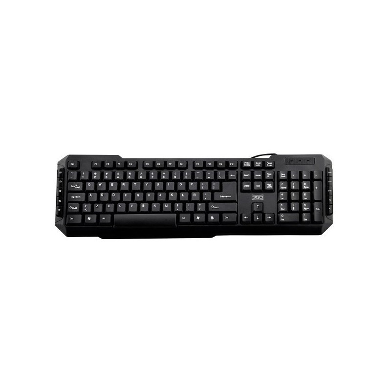 Tastiera multimediale a membrana 3GO Drile PS2 - 105 tasti + 10 multimediali - Colore nero Tastiera multimediale a membrana 3GO Drile PS2 - 105 tasti + 10 multimediali - Colore nero