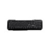 Tastiera multimediale a membrana 3GO Drile PS2 - 105 tasti + 10 multimediali - Colore nero