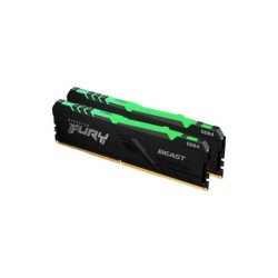 Kingston Fury Beast RGB Memoria RAM DDR4 3200MHz 32GB (2x16GB) CL16 - Iluminacion RGB