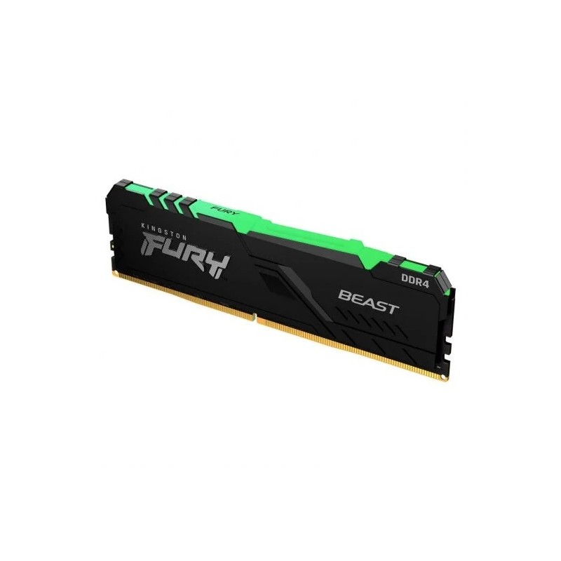 Kingston Fury Beast RGB Memoria RAM DDR4 3200MHz 16GB CL16 - Iluminacion RGB Kingston Fury Beast RGB Memoria RAM DDR4 3200MHz 16GB CL16 - Iluminacion RGB