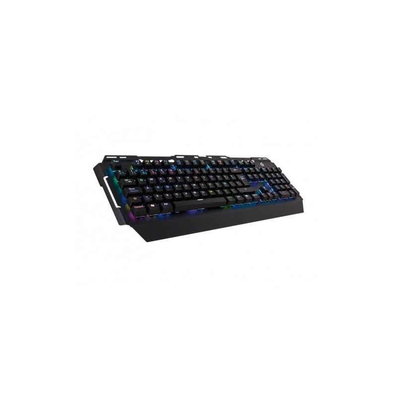 Tastiera da gioco meccanica USB Conceptronic Kronic - Illuminazione LED - Antighosting - Cavo da 1,80 m - Colore nero Tastiera da gioco meccanica USB Conceptronic Kronic - Illuminazione LED - Antighosting - Cavo da 1,80 m - Colore nero
