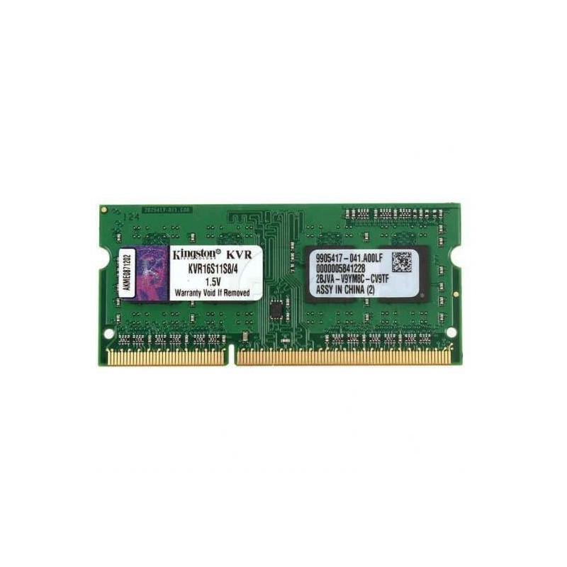 Kingston ValueRAM SO-DIMM Memoria RAM DDR3 1600 PC3-12800 4GB CL11 Kingston ValueRAM SO-DIMM Memoria RAM DDR3 1600 PC3-12800 4GB CL11