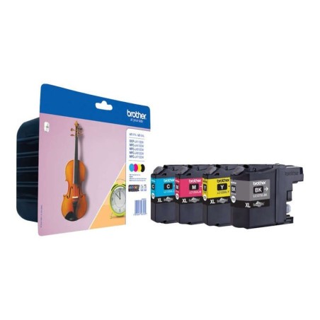 Confezione da 4 cartucce d'inchiostro originali Brother LC127XL/LC125XL - LC127XLVALBP