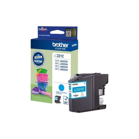 Cartuccia d'inchiostro originale Brother LC221 ciano - LC221CBP