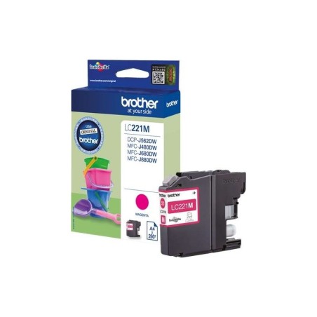 Cartuccia d'inchiostro originale Brother LC221 magenta - LC221MBP