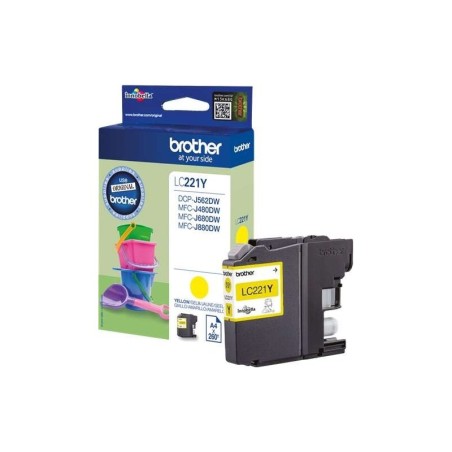 Cartuccia d'inchiostro originale Brother LC221 gialla - LC221YBP