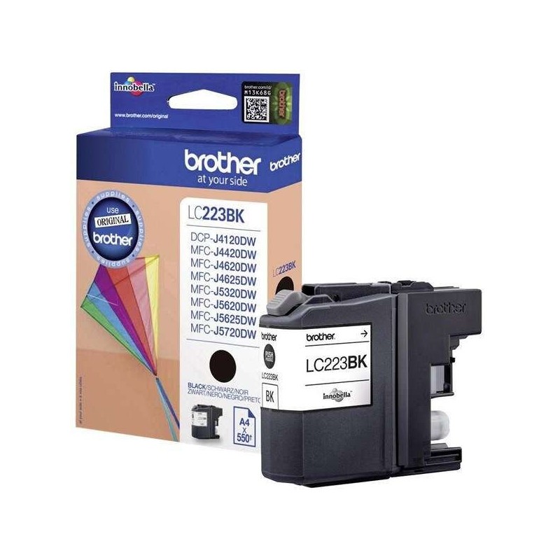 Brother LC223 Negro Cartucho de Tinta Original - LC223BKBP Brother LC223 Negro Cartucho de Tinta Original - LC223BKBP