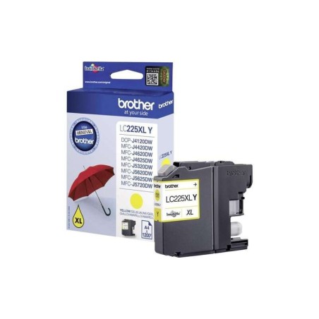Cartuccia d'inchiostro originale gialla Brother LC225XL - LC225XLYBP