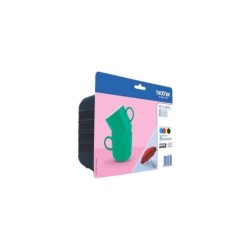 Confezione da 4 cartucce d'inchiostro originali Brother LC227XL/LC225XL - LC227XLVALBP