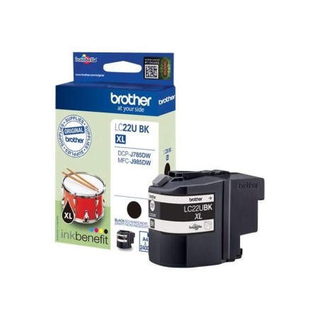 Cartuccia d'inchiostro originale nero Brother LC22U - LC22UBKBP