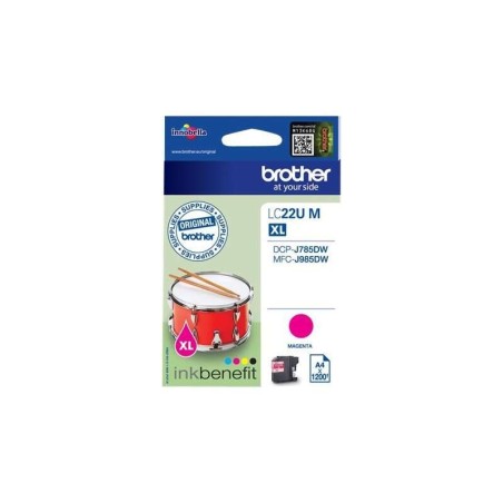 Cartuccia d'inchiostro originale magenta Brother LC22U - LC22UMBP